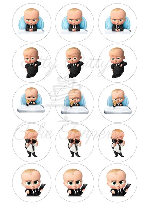 Boss Baby Cupcake Toppers Edible Cake Toppers The Best Porn Website