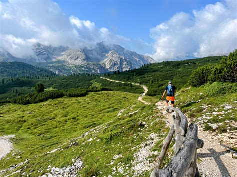 Dolomiten Höhenweg Nr 1 mit Kindern Etappe 2 Senneshütte