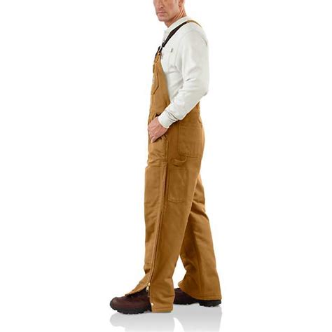 Carhartt Mens Flame Resistant Duck Bib Overalls Academy