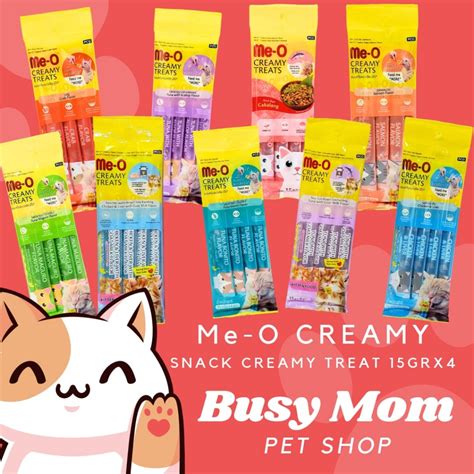 Jual Me O Creamy Treat Gr X Snack Kucing Makanan Camilan Basah Meo