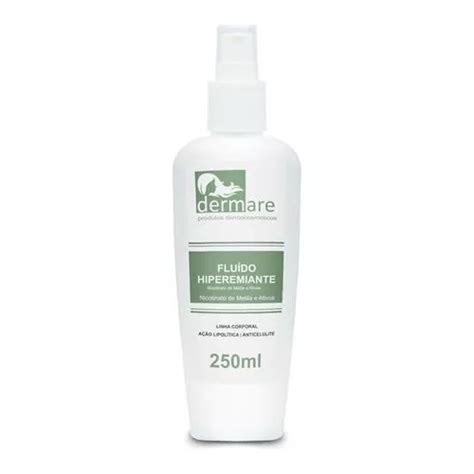 Fluído Térmico Hiperemiante Nicotinato 250ml Dermare MercadoLivre