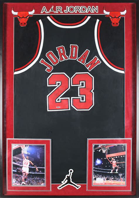 Lot Detail Michael Jordan Signed Nike Chicago Bulls Jersey In Custom