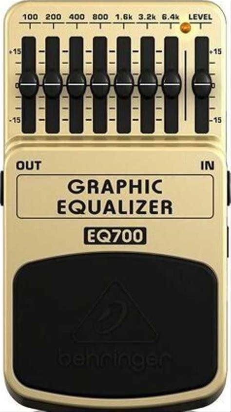 Педаль-эквалайзер Behringer EQ700 7-Band Graphic E Вся Россия | Товары ...