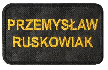 NASZYWKA IMIENNA STRAŻ PSP KSRG OSP haft nazwisko 5056523062 Allegro pl