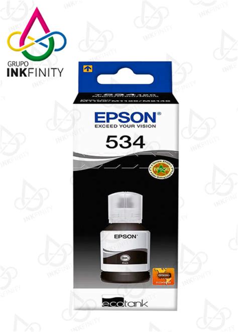 Botella De Tinta Epson T Negro Inkfinity