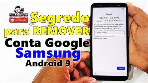 O Segredo Do Desbloqueio Da Conta Google Samsung A A A Todos