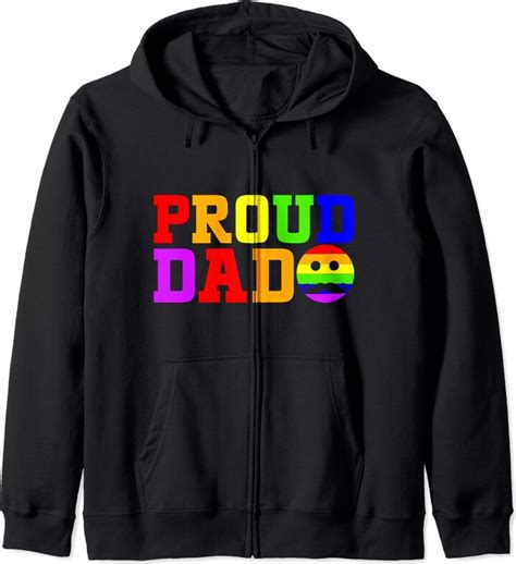 Pride Ally Lgbtq Gay Pride Dad Gifts Men Lgbtq Dad Pride Month Rainbow Gay Father S Day Zip