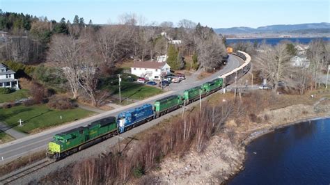 Awesome Aerial K View Nice Big Lashup On Stack Train Nbsr Passing