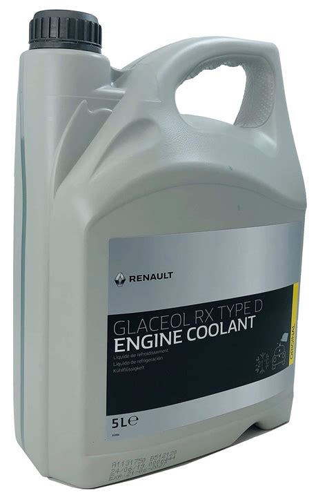Buy Renault Coolant Glaceol RX Type D Yellow Coolant Antifreeze, 5 ...