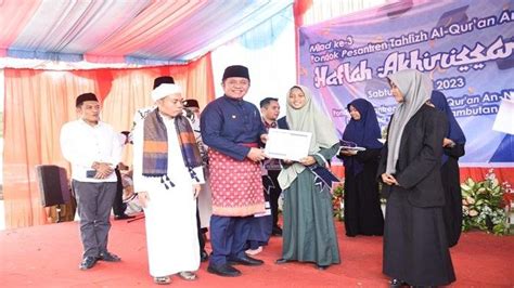 Hadiri Haflah Ponpes Tahfidz Al Quran An Nur Hd Bangga Rumah Tahfidz