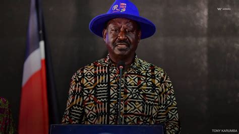 Pr Sidentielle Au Kenya Un Recours Est D Pos Par L Opposant Raila