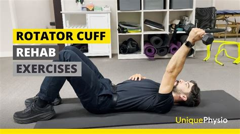 Rotator Cuff Rehab Exercises For Rotator Cuff Tear Youtube