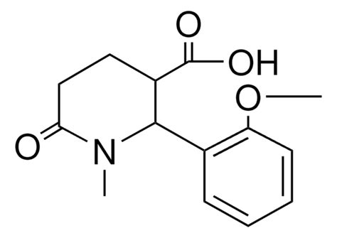 2 2 METHOXYPHENYL 1 METHYL 6 OXO 3 PIPERIDINECARBOXYLIC ACID