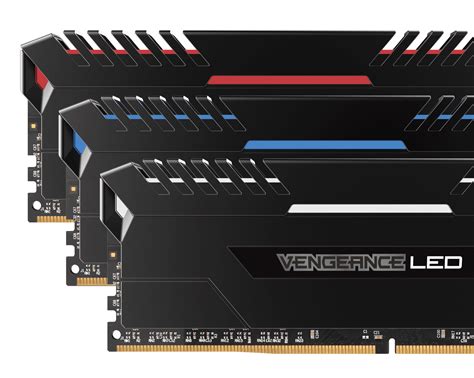 Vengeance® Led 16gb 2 X 8gb Ddr4 Dram 3200mhz C16 Memory Kit Red Led