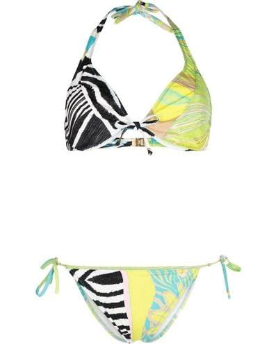 Green Roberto Cavalli Beachwear And Swimwear Outfits For Women Lyst