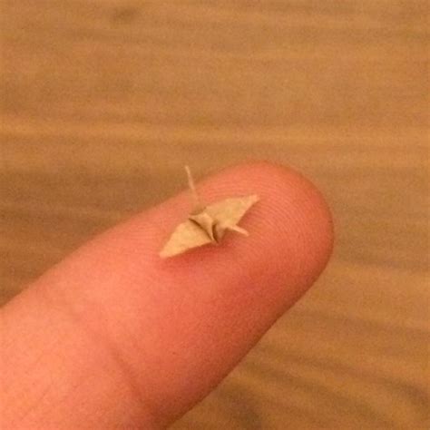 Mini Marvels: Unveiling the Secrets of the Smallest Origami Crane – all ...