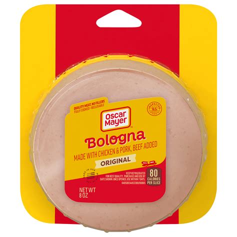 Beef Bologna Sliced Lunch Meat Oscar Mayer