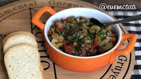 Caponata De Berinjela Pratica Na Panela Para Comer Torradas