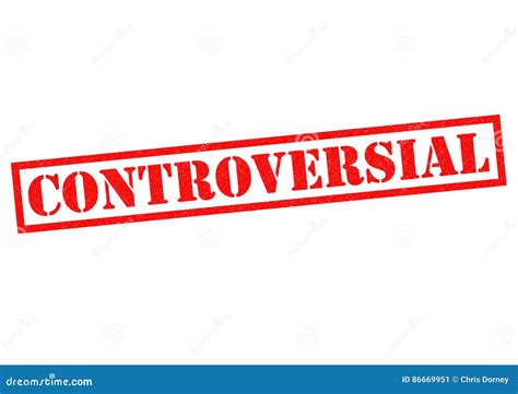 Controversial Rubber Stamp Cartoon Vector 83645355