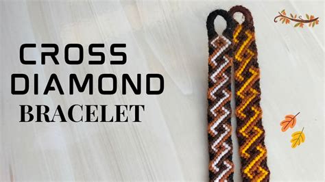 Cross Diamond Friendship Bracelet Tutorial How To Make Friendship Bracelets At Home Easy