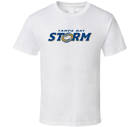 Tampa Bay Storm Arena Football League Team Sports Fan Logo T Shirt