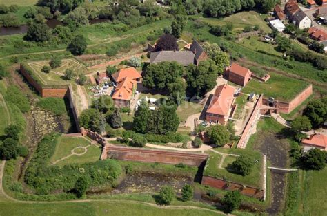 Dömitz von oben Festung Dömitz