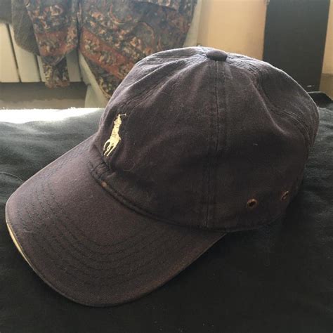 Ralph Lauren Hat Cap Snapback Vintage Navy Depop