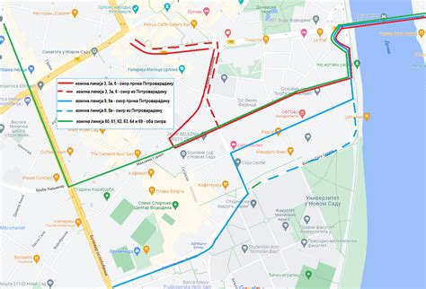 JGSP Privremena Izmena Trase Na Linijama 3 3a 6 9 9a 60 61 62