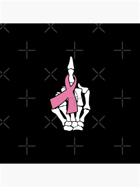 Fuck Breast Cancer Skeleton Bond Hand Cancer Awareness And Support