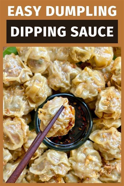 Wonton Dipping Sauce | Recipe in 2024 | Asian dip recipe, Easy dumplings, Potstickers recipe