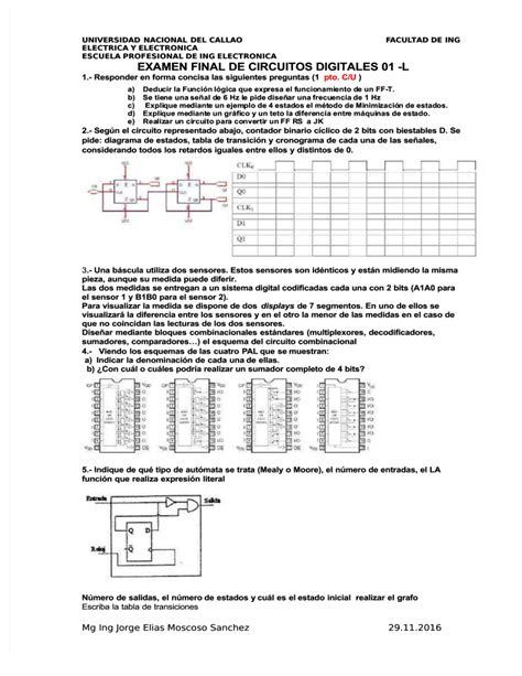 Examen Final Circuitos Digitales 2016