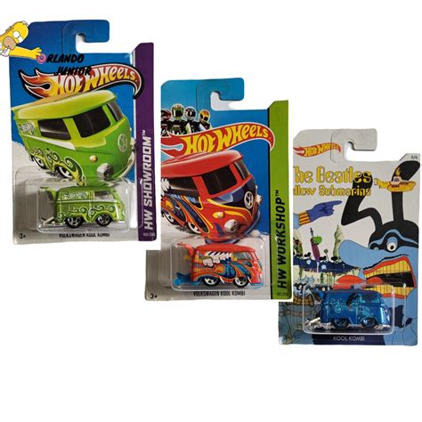 Kool Kombi Hot Wheels Miniatura Carrinho Mainline Shopee Brasil