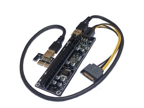 Newest Ver S Plus Mining Dedicated Pcie Riser Card Riser Adapter With