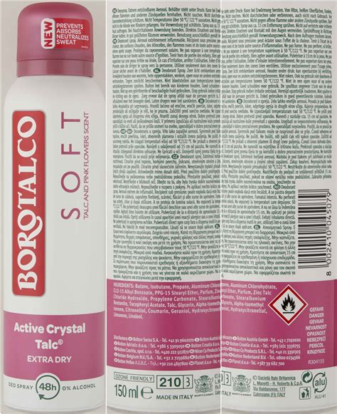 Teta Drogerie Borotalco Soft Deodorant Sprej Ml