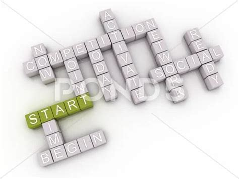 3d Image Start Issues Concept Word Cloud Background Clip Art 46718911