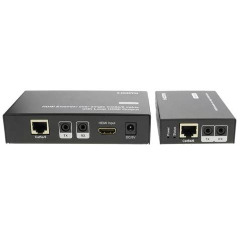 Extensor Hdmi Prolongador Fullhd P A Trav S De Cable Ethernet Cat