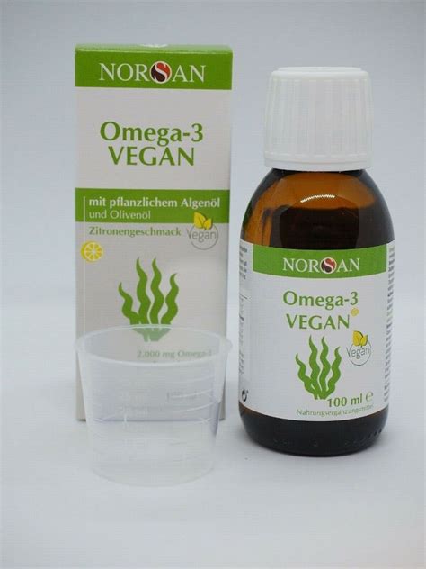 Norsan Omega 3 Vegan 100ml 2000mg Omega 3 Pro Tagesdosis Pflanzliches