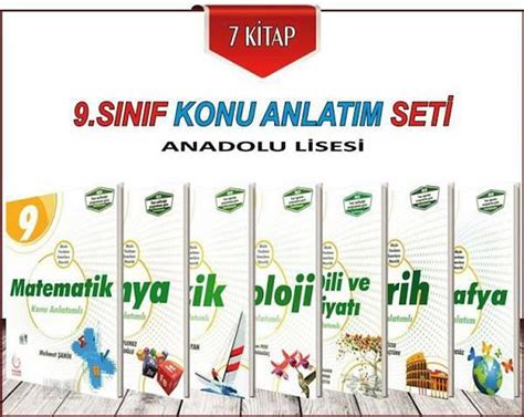 S N F Anadolu Lisesi T M Dersler Konu Anlat M Seti Kitap Palme Yay