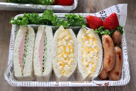 サンドイッチ（パン）のお弁当。詰め方や作り方のコツを解説 やまでら くみこ のレシピ