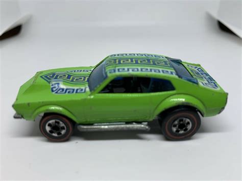 Vintage Mattel Hot Wheels Redline Mighty Maverick Green Ws