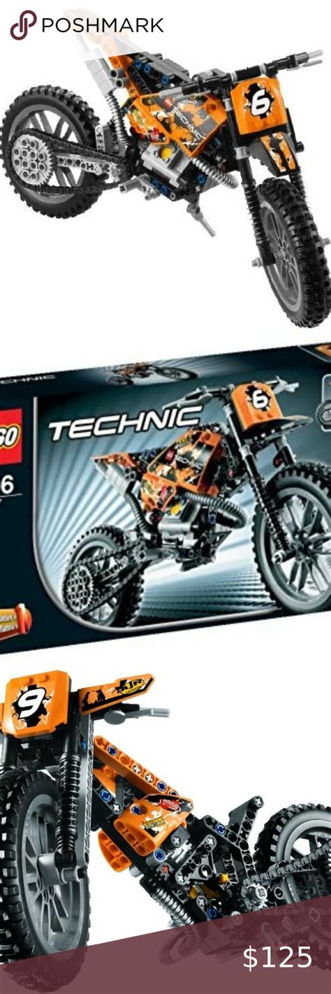 LEGO Technic 42007 Moto Cross Bike | Lego technic, Bike, Monster trucks