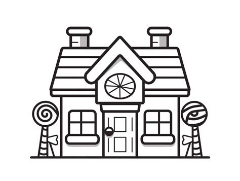 Candy House Coloring Pages: Top 12 Free Printable Designs