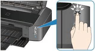 Canon : PIXMA Manuals : iP8700 series : Turning the Printer On and Off