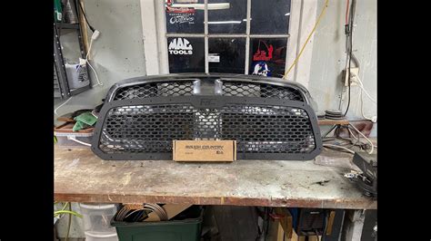 2013 2018 Dodge Ram Rough Country Mesh Grille Install YouTube