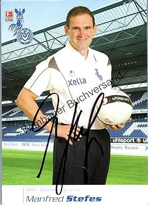 Original Autogramm Manfred Stefes Msv Duisburg Autograph Signiert