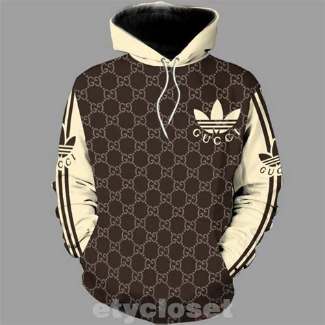 Gucci Adidas Unisex Hoodie For Men Women Luxury Brand Clothing Clothes