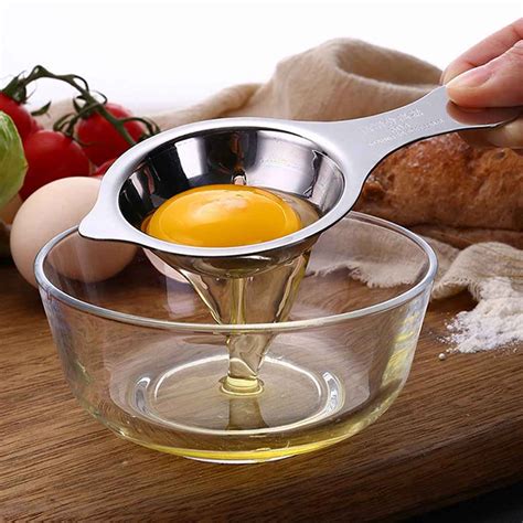 Stainless Steel Egg Seperator Divider Egg White Yolk Sifting Filter