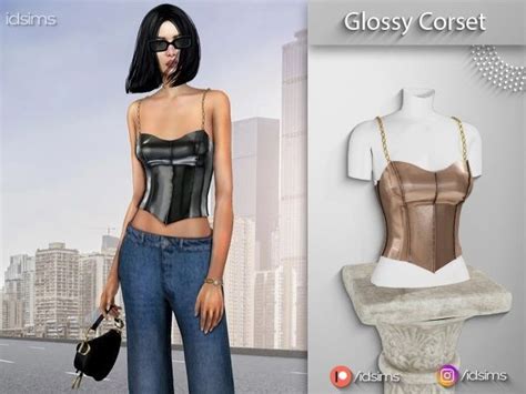 An Image Of A Mannequin Wearing A Corset And Holding A Purse