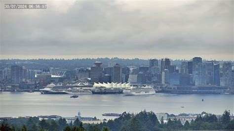 Live Vancouver Harbour Cruise Ship Webcam, BC, Canada