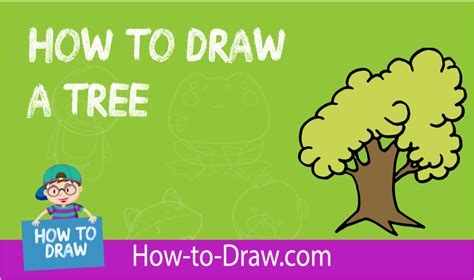 How To Draw A Tree Step By Step For Kids Video Tutorial